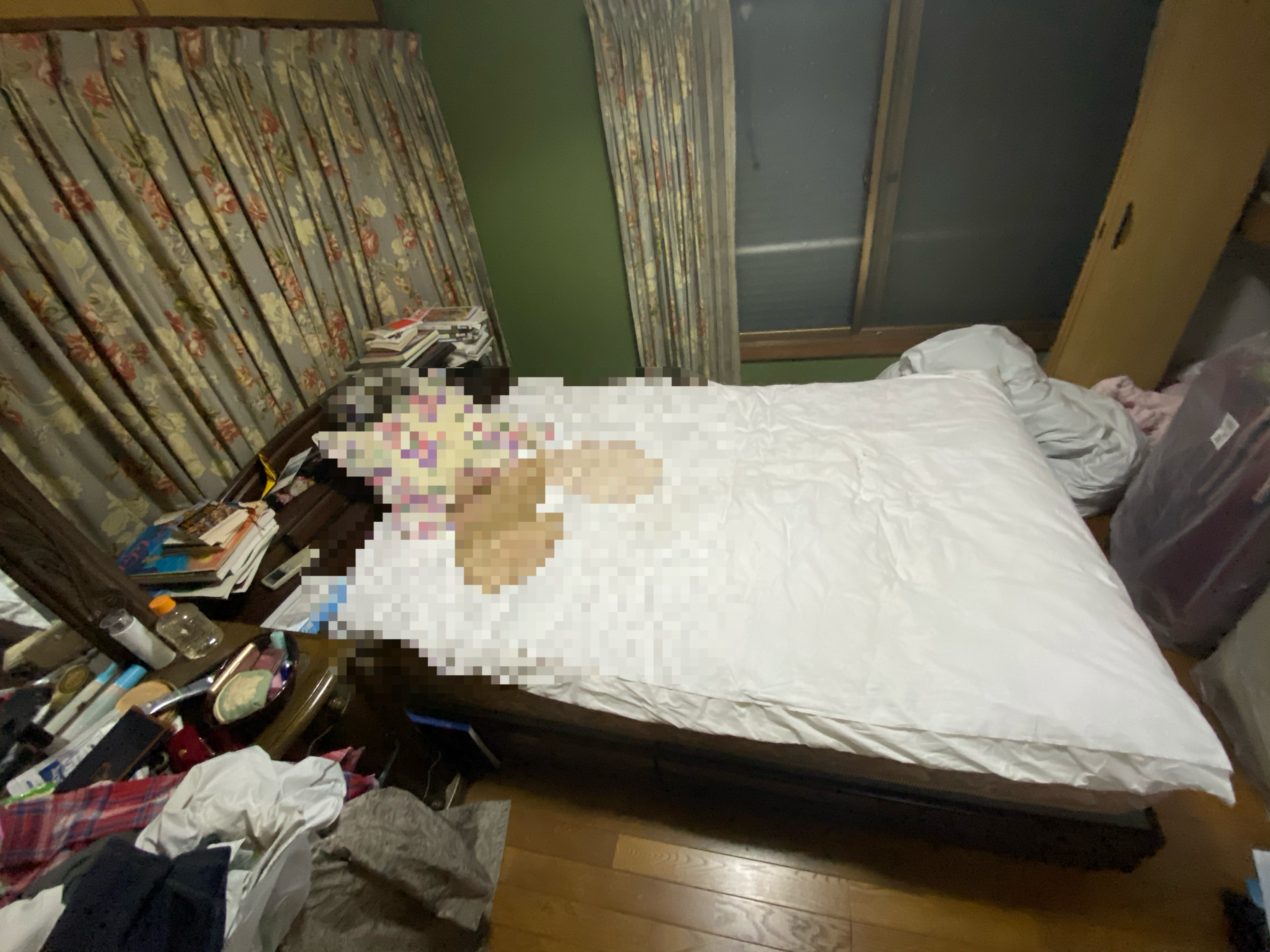 高齢者の孤独死現場